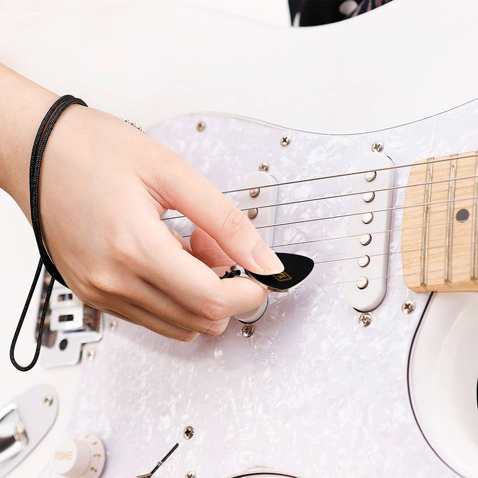 Trendy Guitar Pick Necklace - Image 5