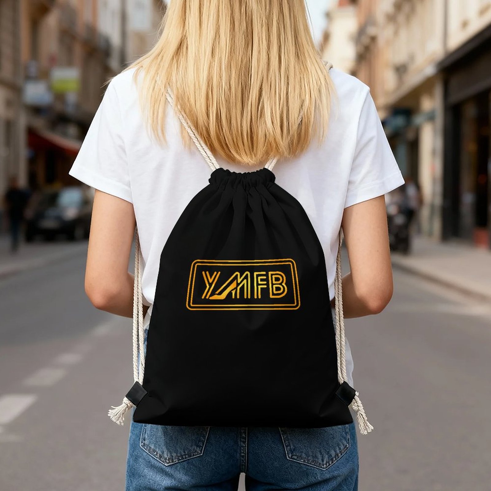 DTG Drawstring Backpack(One-sided Printing) - Image 7