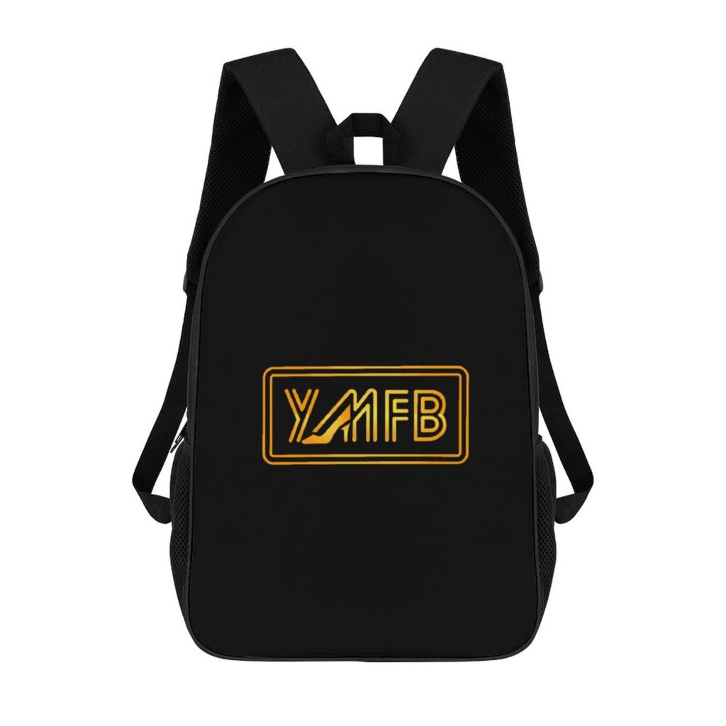 17 inch Black Schoolbag & Shoulder Backpack