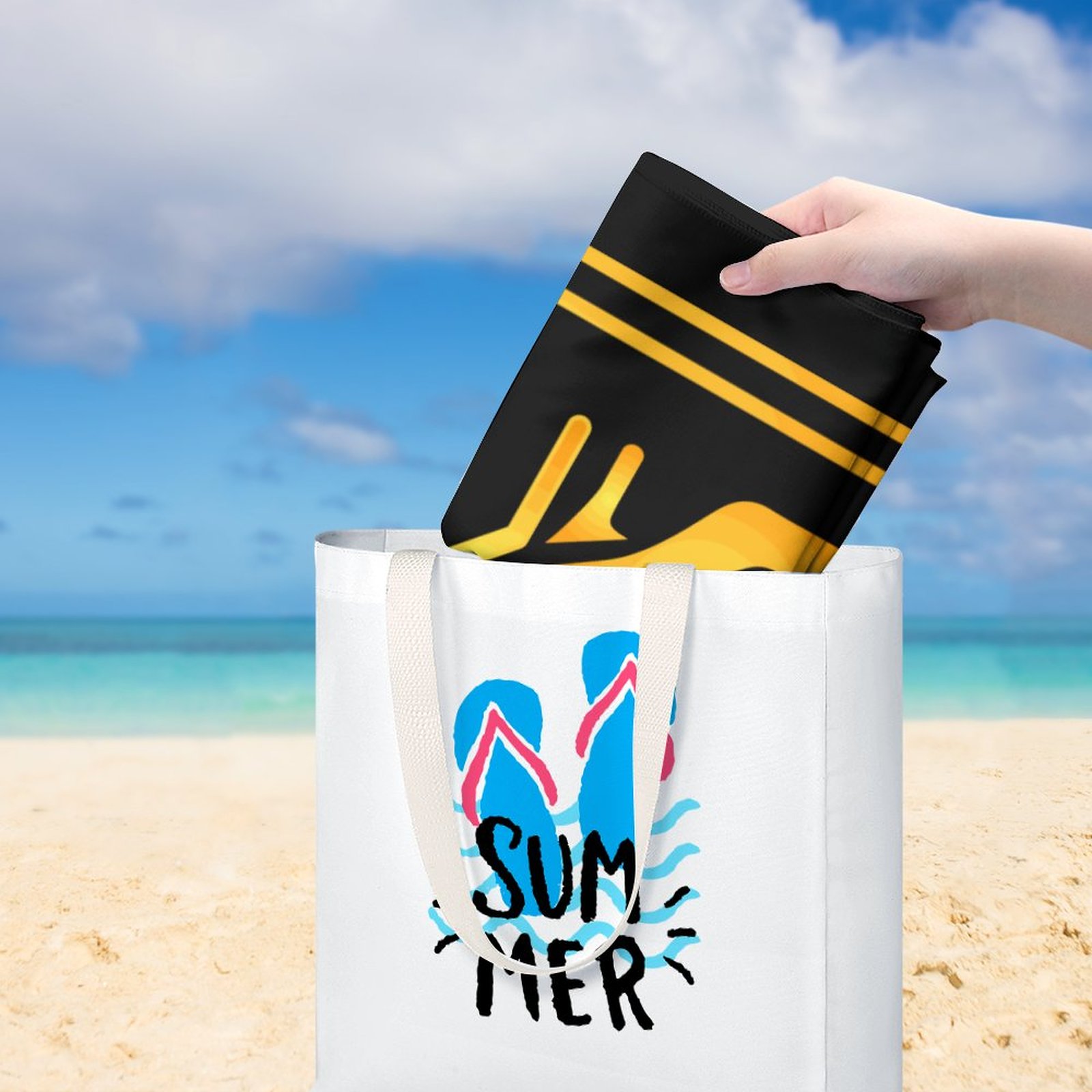 Beach Towel for Adults (All-Over Printing) - Image 6