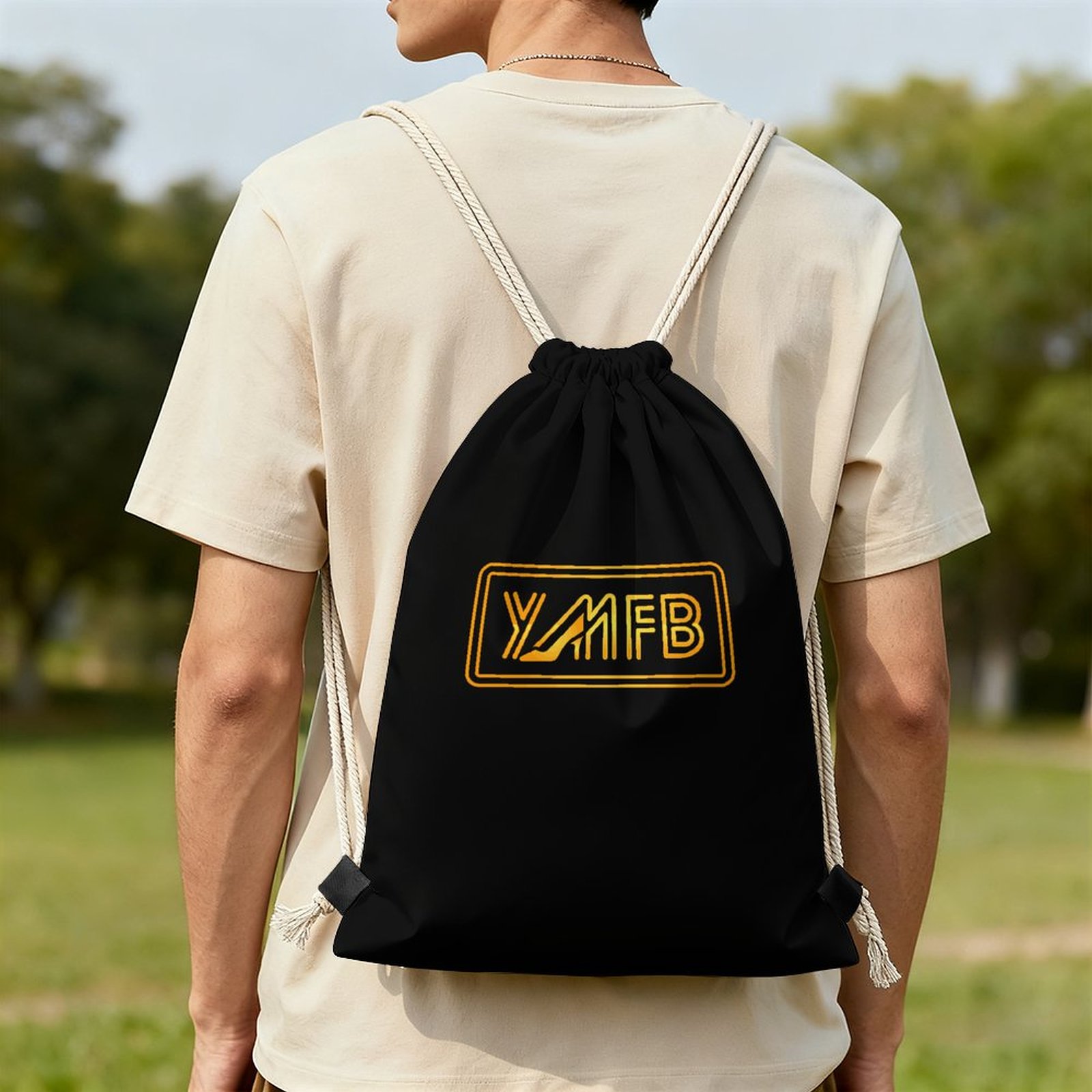 DTG Drawstring Backpack(One-sided Printing) - Image 6