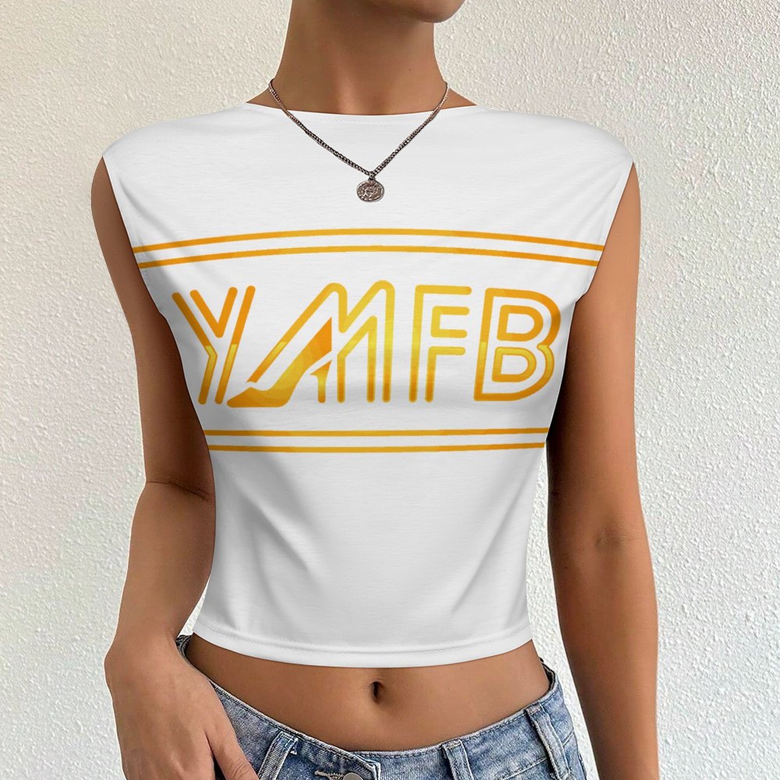 180gsm Women's Backless Top(All-Over Printing) - Image 6