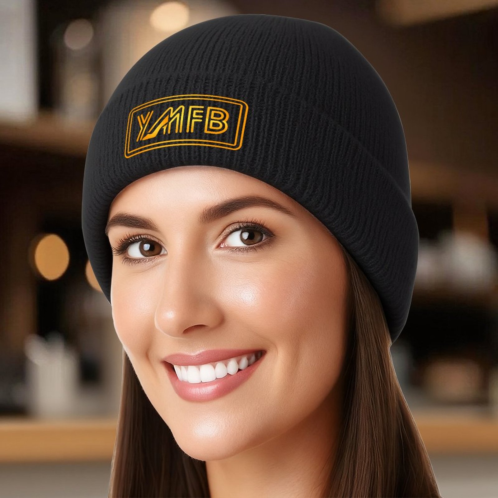 DTF 300gsm Knit Warm Winter Hats(Front Printing) - Image 7