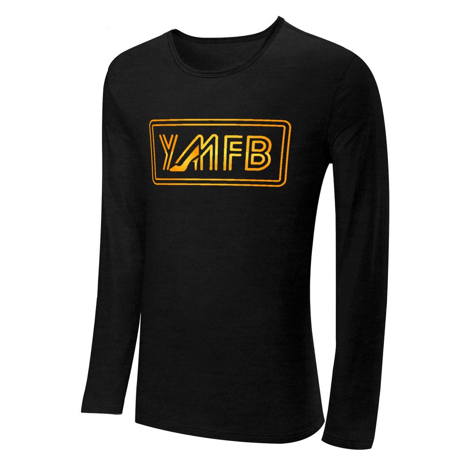 DTG 180gsm Men's Crewneck Long Sleeve T-shirt (Front Printing) - Image 3