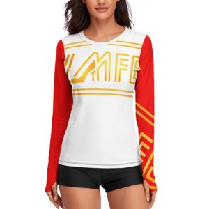 Women's Long Sleeve Sun Protection Shirt-UPF 40 UV Rash Guard for Hiking(All-over Printing)