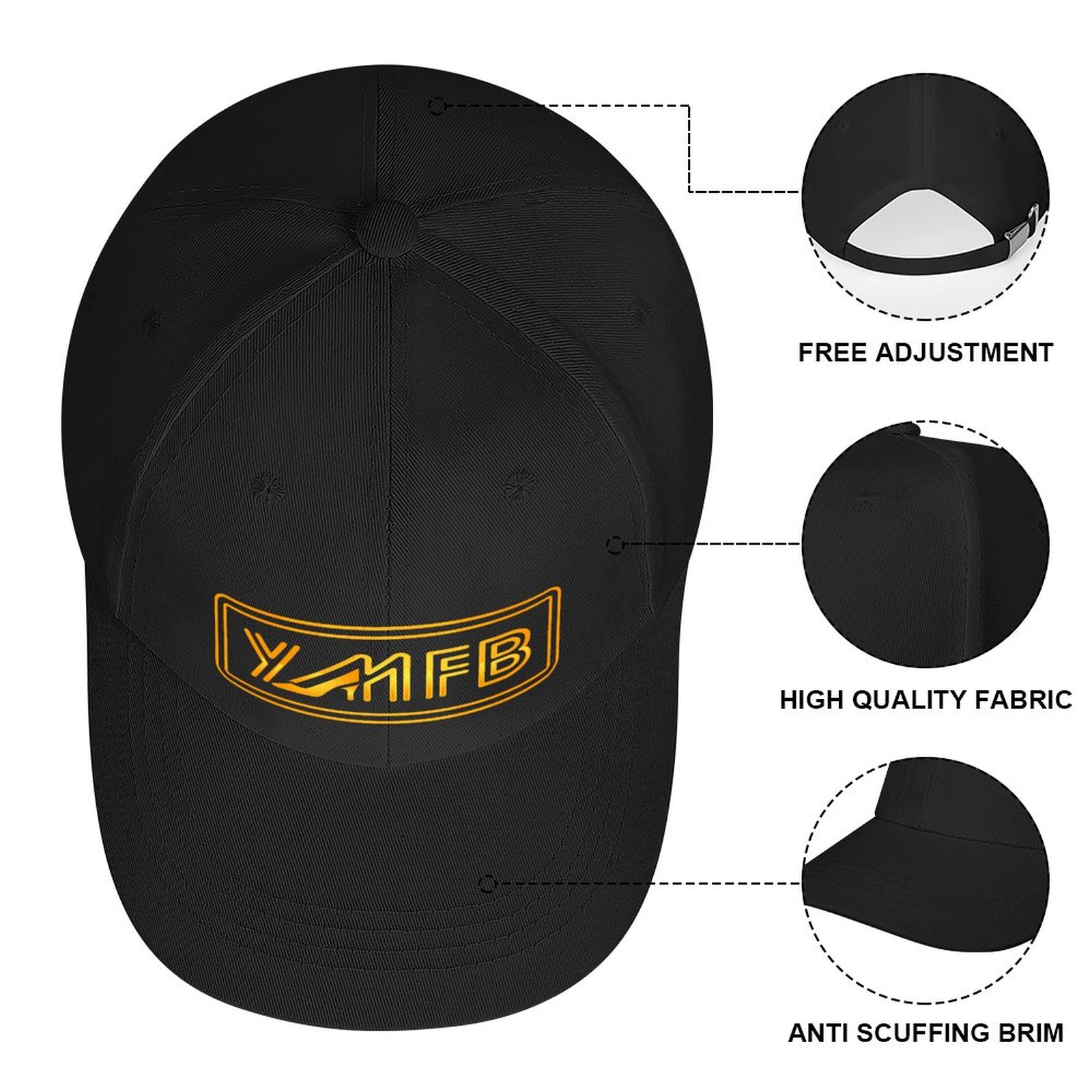Polyester Baseball Cap (Front Printing) - Image 4