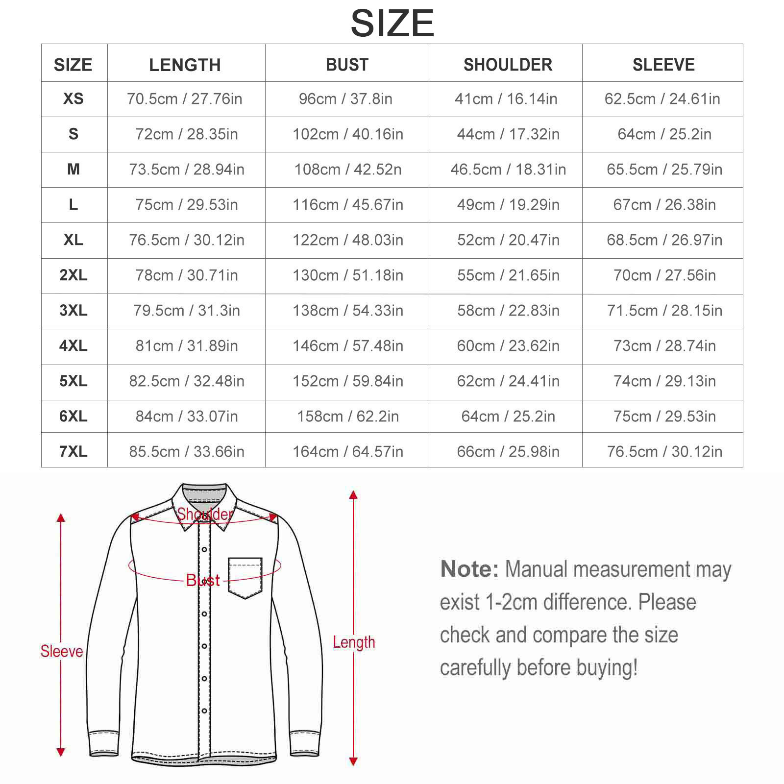 Faux Linen Men Long Sleeve Shirt with Pocket(All-Over Printing) - Image 5