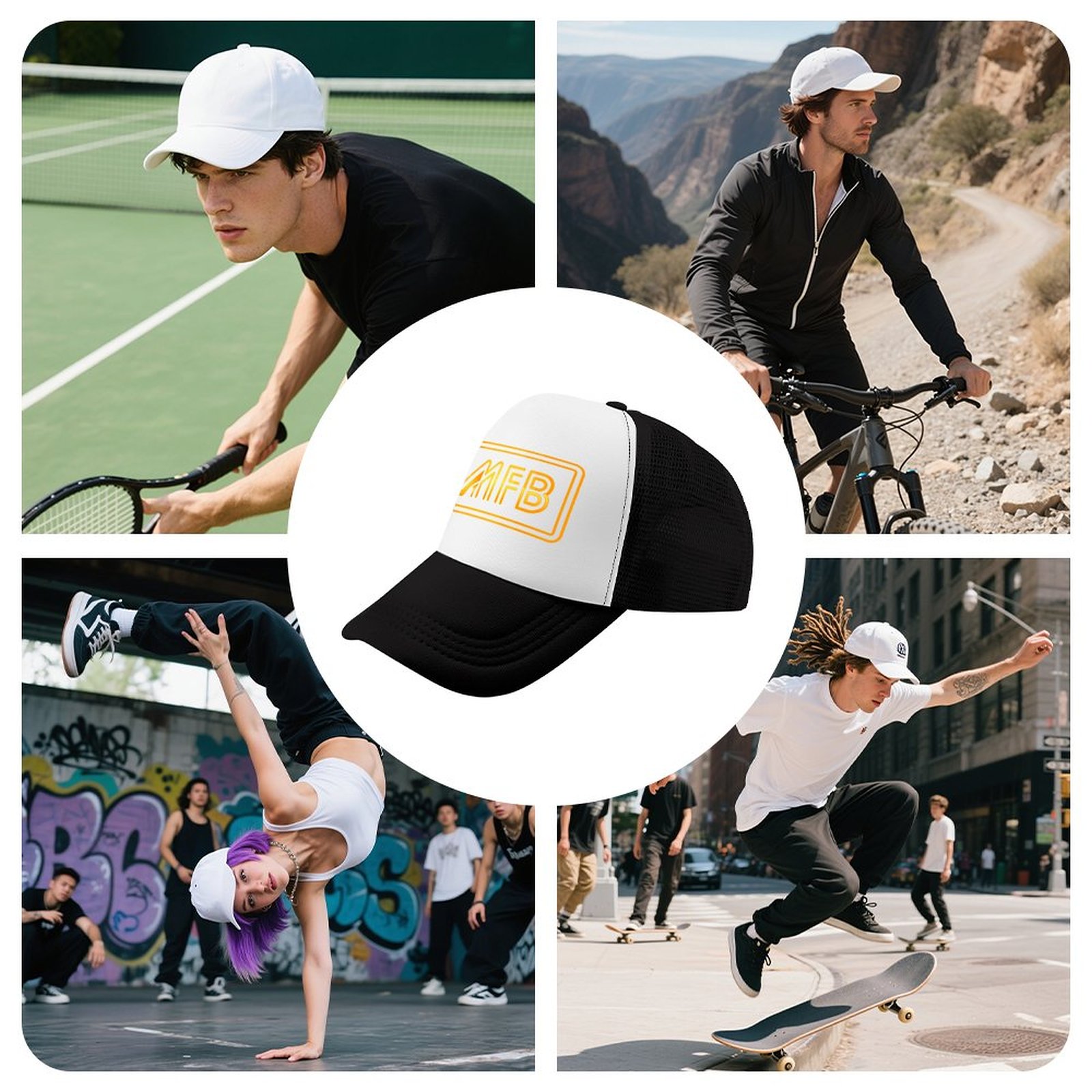 Mesh Baseball Cap - Image 4