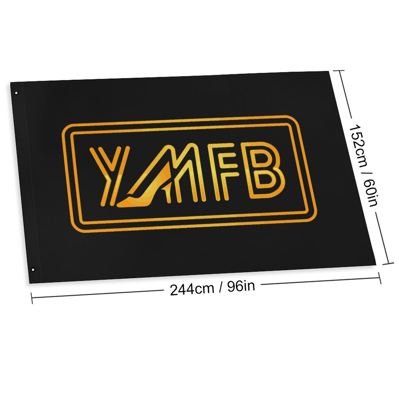 Flag with 2 Holes-60"x96" - Image 2