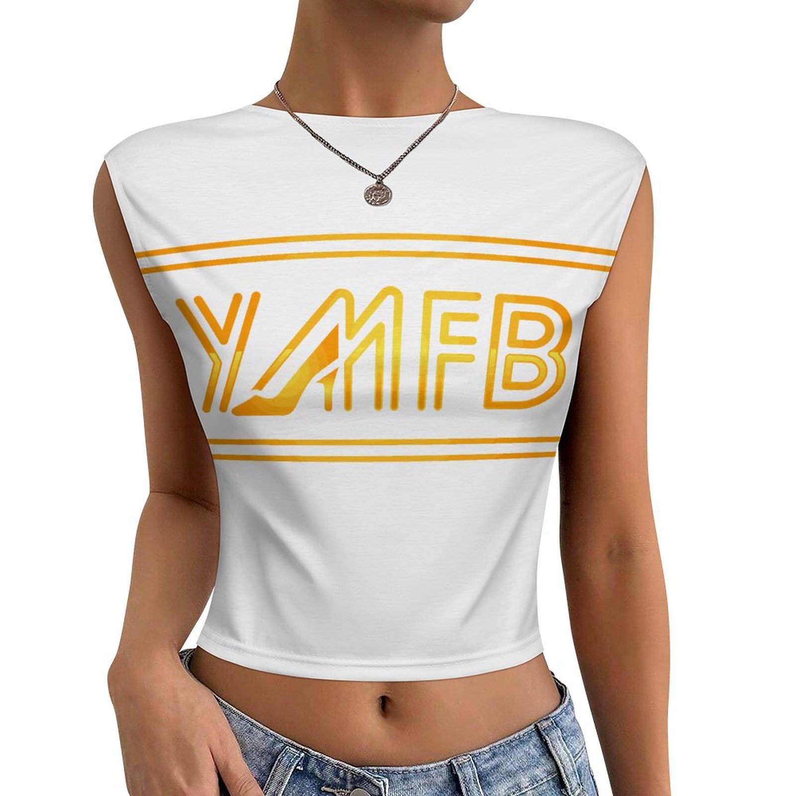 180gsm Women's Backless Top(All-Over Printing) - Image 2